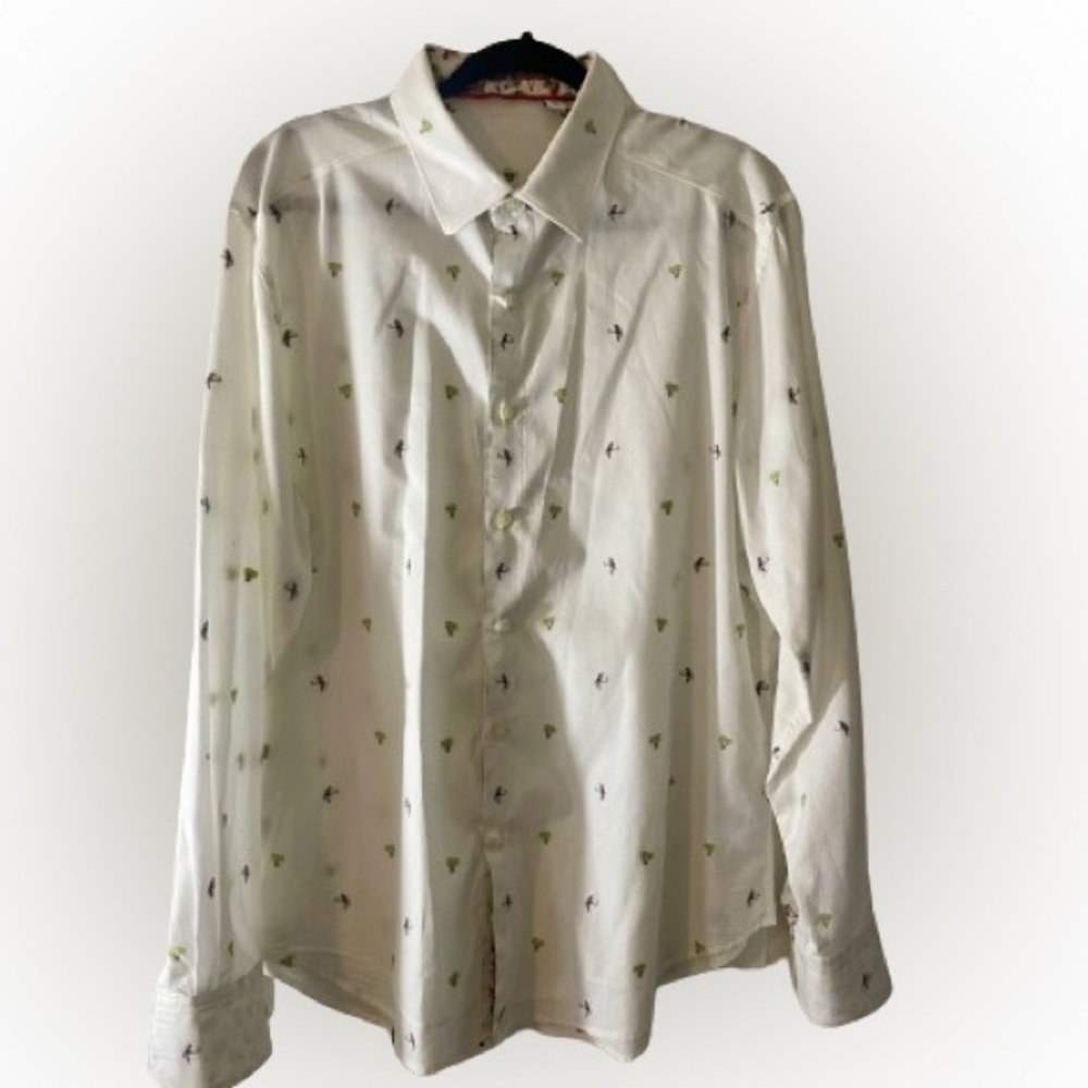 Robert Graham tropical print dress shirt